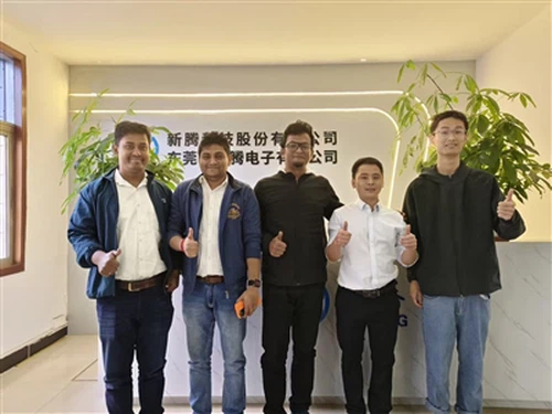 Customers Visited Dongguan Xinteng Electronics For Inspection And Exchange.